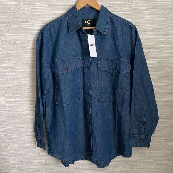 NWT UGG Denim Shirt - Picture 4 of 11
